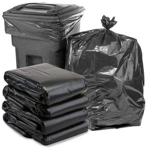 Black Plain Garbage Bag